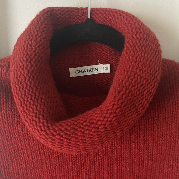 Wool Turtleneck Christmas Sweater - Picture 4 of 5